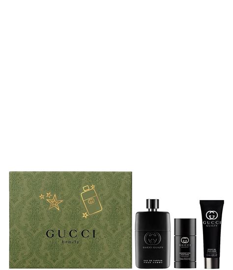 gucci guilty absolute pour homme 3pc gift set beard|Gucci Guilty gift set.